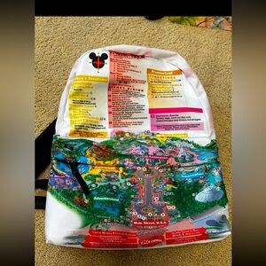 NWOT Disney World Map Backpack